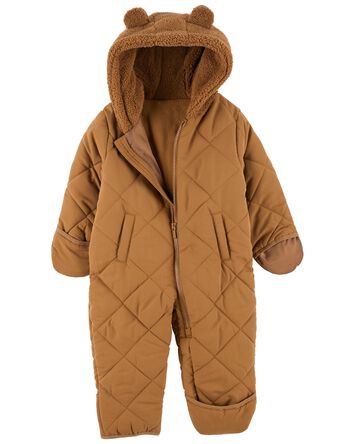 Baby Bear Hooded Pram, 