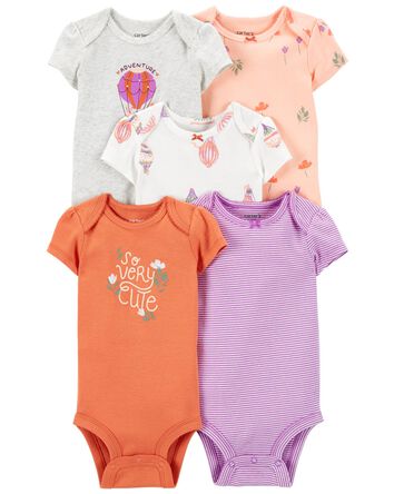 5-Pack Short-Sleeve Original Bodysuits, 