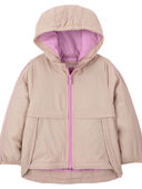 Khaki - Baby Mid-Weight Poly-Filled Jacket