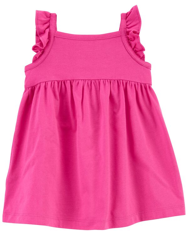 Pink Baby Embroidered Floral Dress | carters.com
