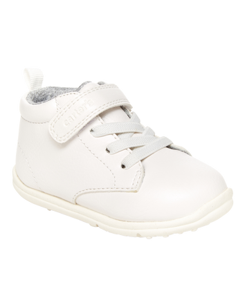 Every Step® First Walker High-Top Sneakers - White, 