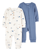 Baby 2-Pack Jumpsuits
, image 1 of 6 slides