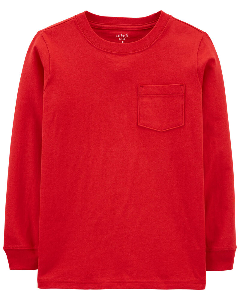 Kid Long-Sleeve Pocket Tee, image 1 of 3 slides