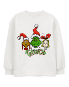 Toddler Grinch Fuzzy Pullover, image 1 of 3 slides