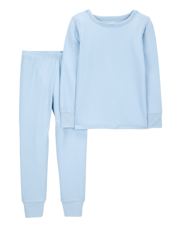 Toddler Solid PurelySoft 2-Piece Pajamas - Blue, 