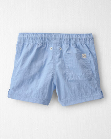 Toddler Boy Recycled Solid Swim Trunks, 