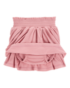 Baby Pull-On Skort - Pink, image 2 of 4 slides