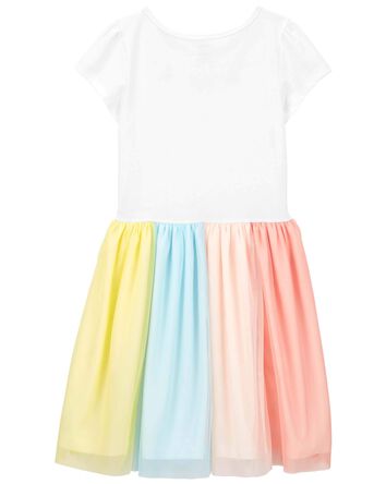 Kid Rainbow Tutu Dress, 