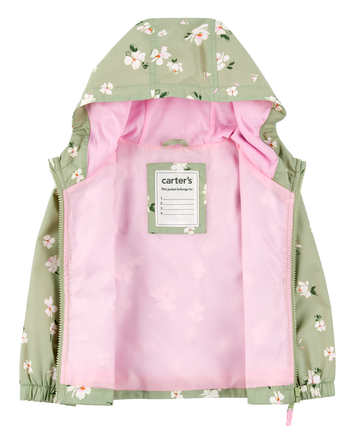 Baby Floral Windbreaker - Green, 