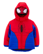 Toddler Spider-Man Puffer Jacket, image 1 of 4 slides