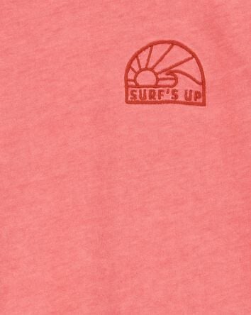 Kid Solid Short-Sleeve Tee - Red, 