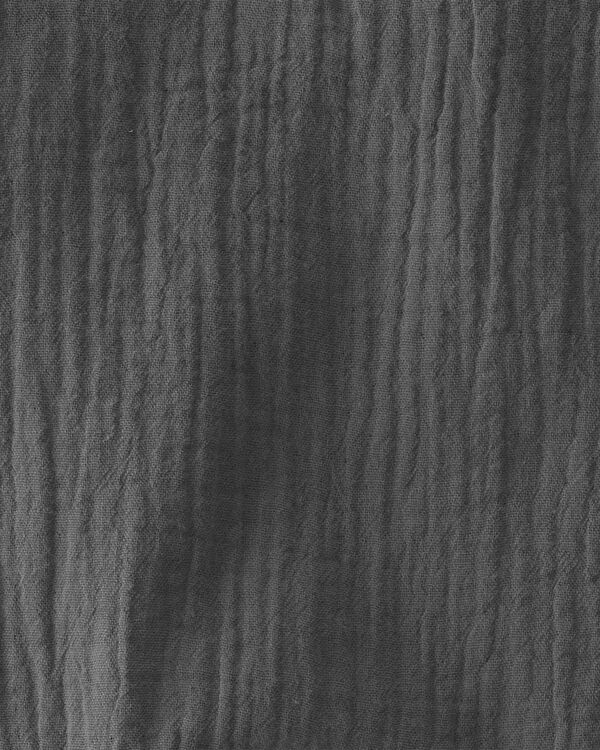 Charcoal Baby Organic Cotton Gauze Overalls