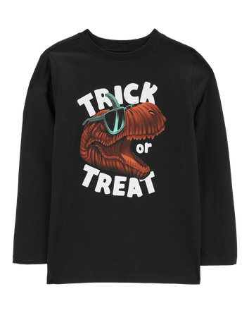 Kid Halloween Dinosaur Graphic Tee, 
