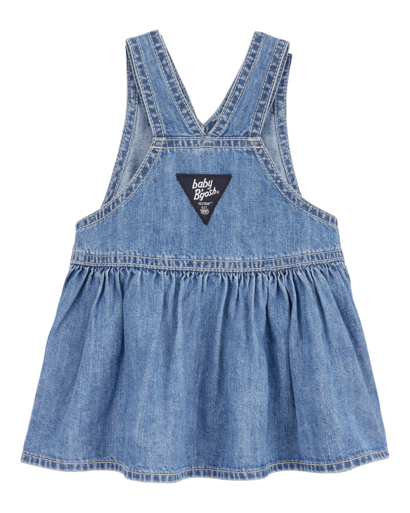 Baby Vintage Inspired Denim Jumper Dress, image 2 of 5 slides
