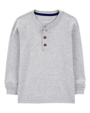 Toddler Long-Sleeve Henley Tee, 