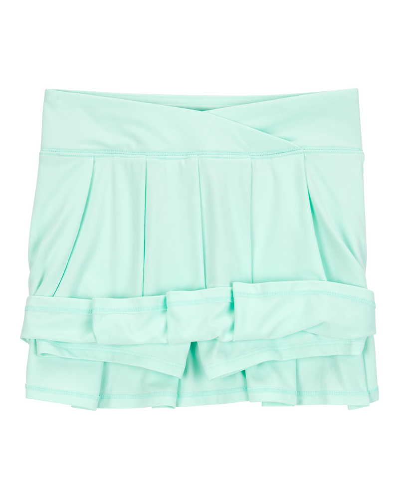 Kid Active Match Skort - Turquoise, image 2 of 5 slides