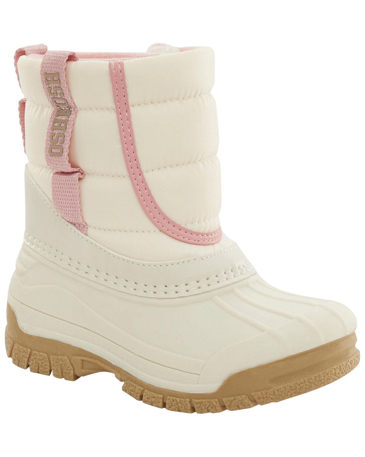 Cream Toddler SlipOn Boots