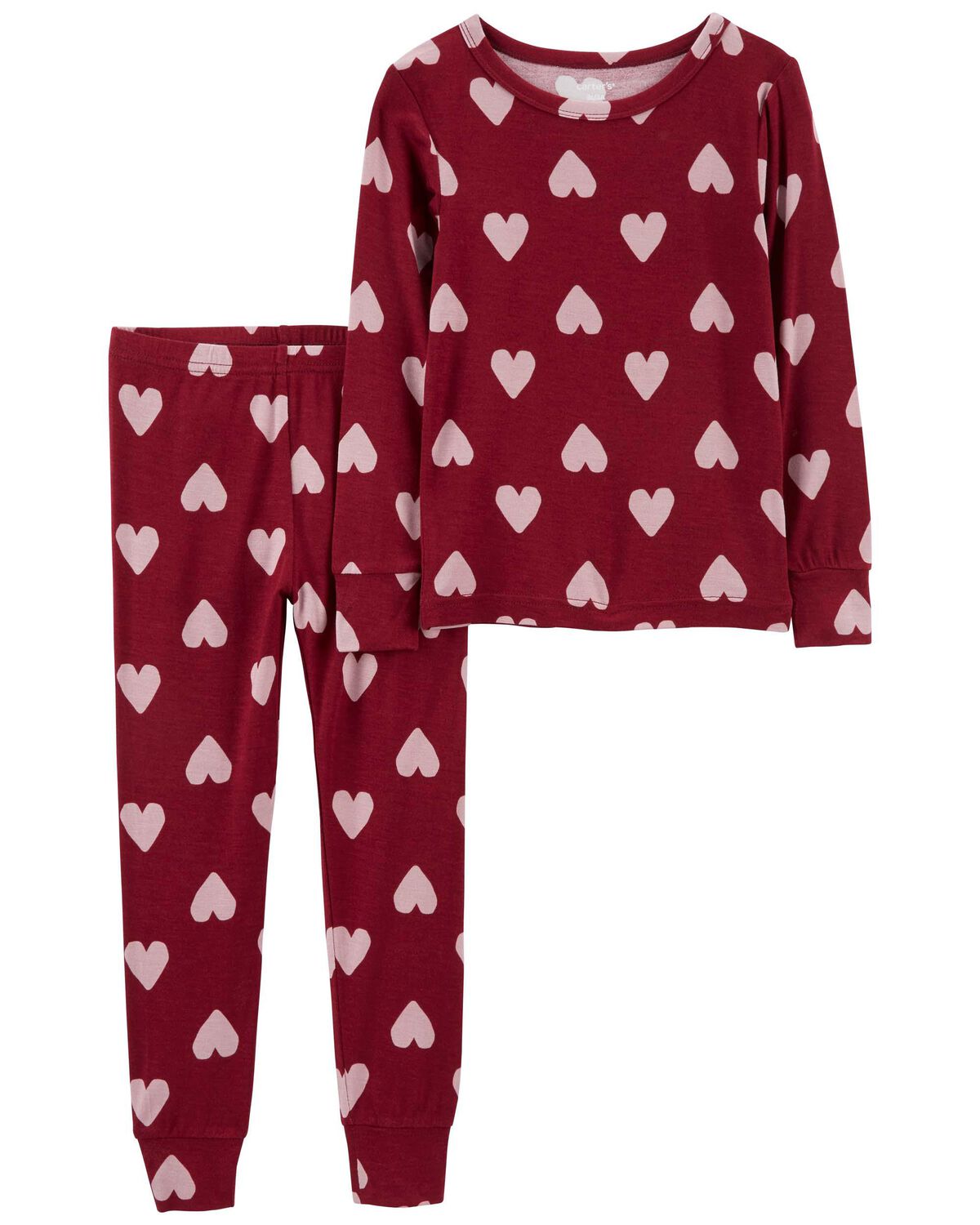 Multi Baby 2-Piece Heart PurelySoft Pajamas | carters.com