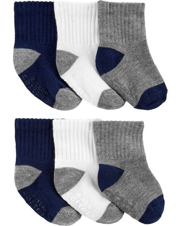 6-Pack Ankle Socks, 