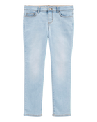 Kid Blue Ice Wash Plus-Fit Skinny-Leg Jeans, image 1 of 5 slides