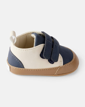 Baby Boy Color Block Casual Sneakers - Navy/White, 