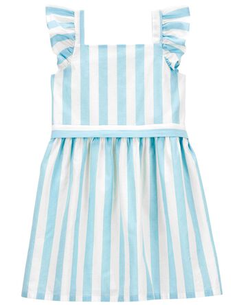 Toddler Striped Flutter Dress, 