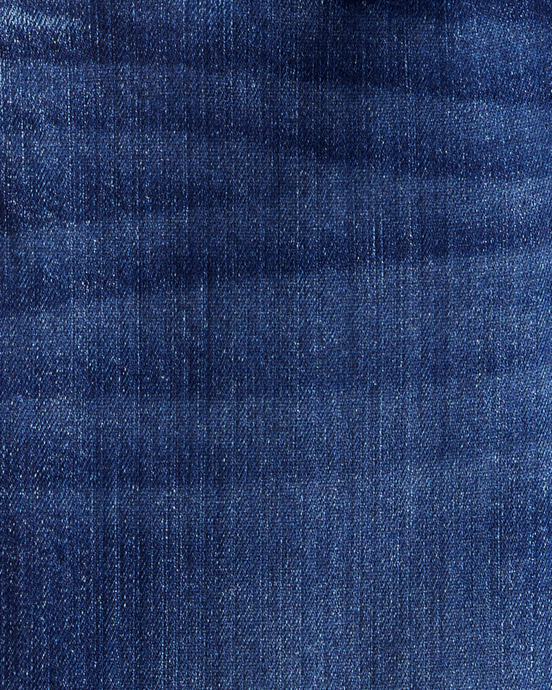 Kid Rigid Mid Rise Cuffed Wide Leg Jeans - Dark Wash, image 3 of 4 slides