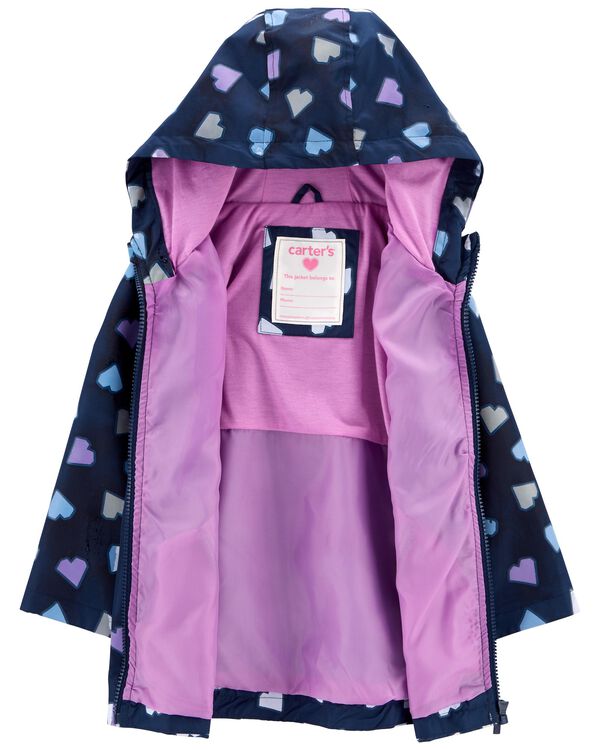 Heart Color Changing Toddler Heart ColorChanging Rain Jacket