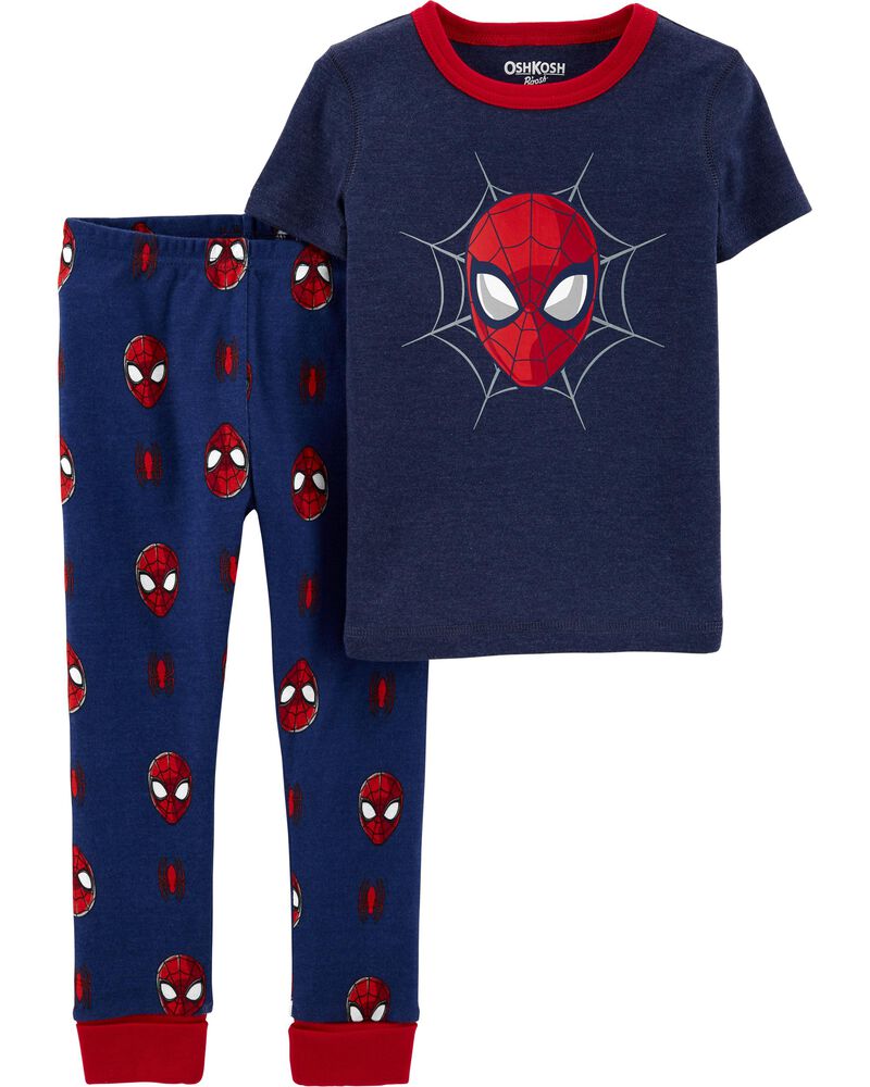Toddler 2-Piece Spider-Man 100% Snug Fit Cotton Pajamas, image 1 of 2 slides