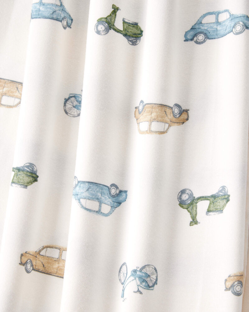 Baby Boy 2-Pack PurelySoft Pull-On Pants - Blue/Ivory, image 3 of 7 slides