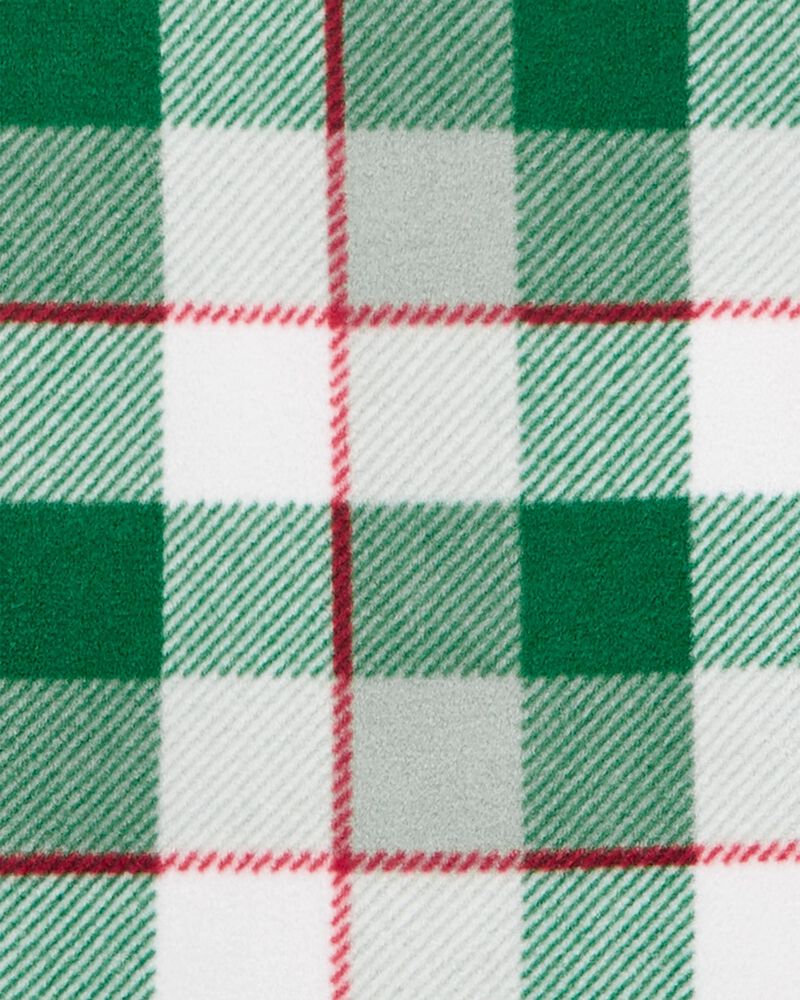 Plaid Fleece Nightgown, image 2 of 3 slides