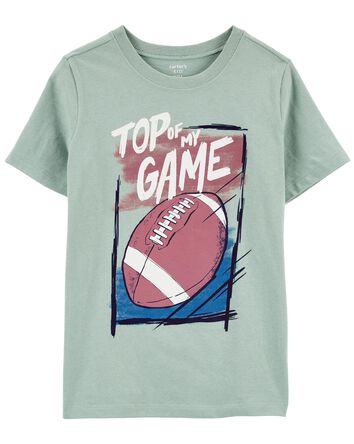 Kid Football Top Of My Game Graphic Tee, 