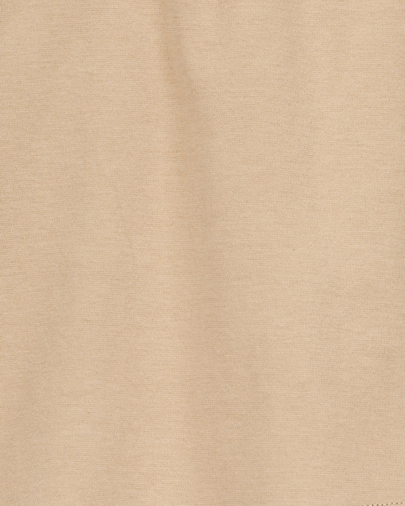 Kid Ponte Knit Uniform Skort - Khaki, image 3 of 4 slides
