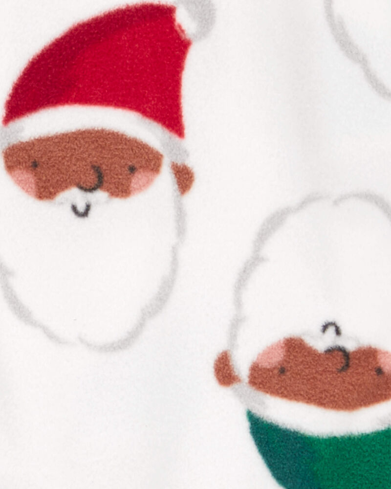 Toddler 1-Piece Santa Fleece Footie Pajamas
, image 3 of 5 slides