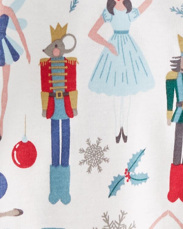 Nutcracker Print Baby Organic Cotton Sleep & Play Pajamas