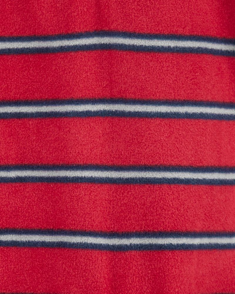 Baby Striped Fleece Jumpsuit, image 2 of 3 slides