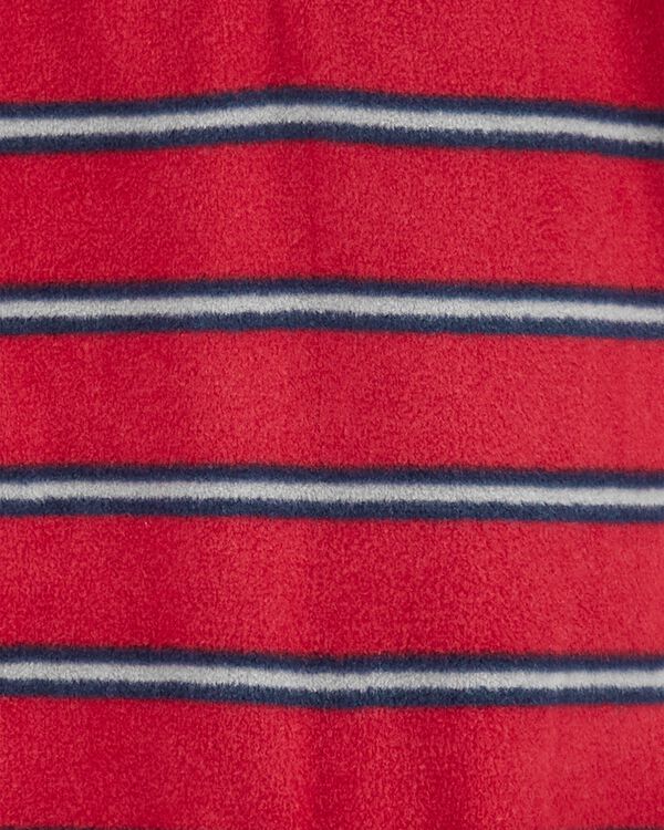 Baby Striped Fleece Jumpsuit