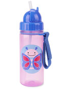 Zoo Straw Bottle - 13 oz - Butterfly, image 1 of 2 slides