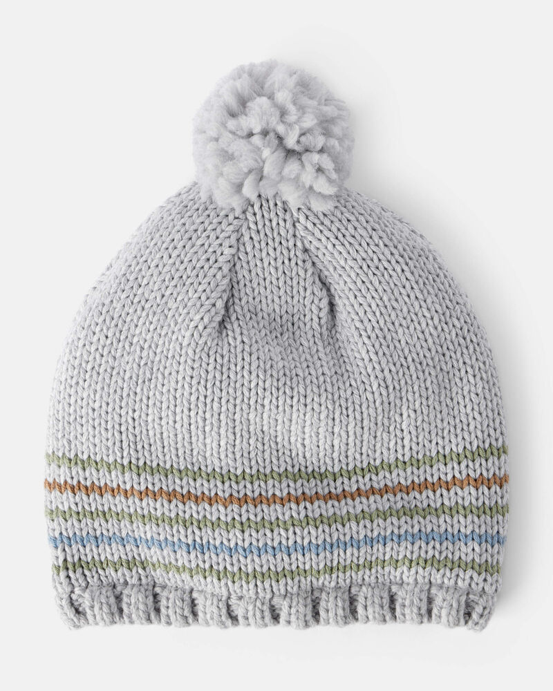 Boys Winter Hat - Grey, image 1 of 3 slides