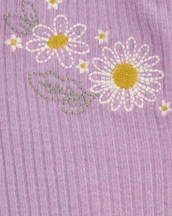 Baby Floral Snap-Up Thermal Sleep & Play Pajamas, 