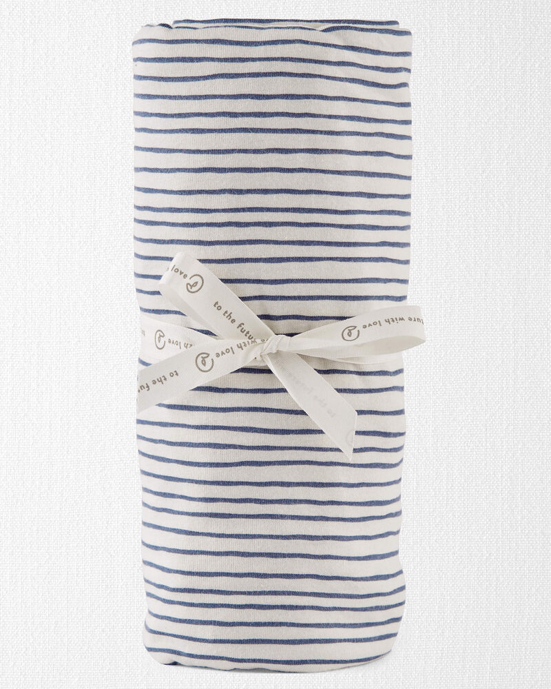 Baby Organic Cotton Standard Crib Sheet, image 2 of 4 slides