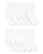 Kid 10-Pack Crew Socks, image 1 of 2 slides