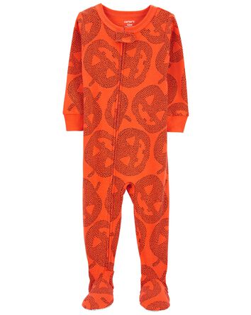 Baby 1-Piece Halloween 100% Snug Fit Cotton Footie Pajamas, 