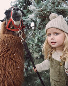 Toddler Organic Cotton Fair Isle Sweater, image 4 of 5 slides