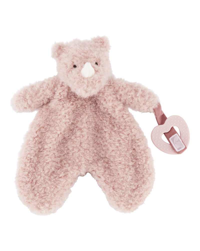 Baby Rhino Plush With Teether, image 2 of 3 slides