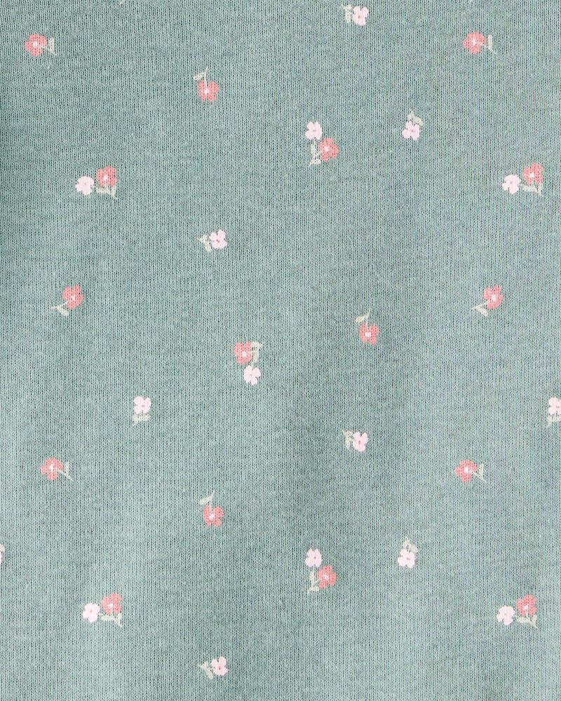 Baby Girl 4-Pack Owl Print Cotton Long-Sleeve Multipack Bodysuits - Green/Pink/White, image 5 of 6 slides