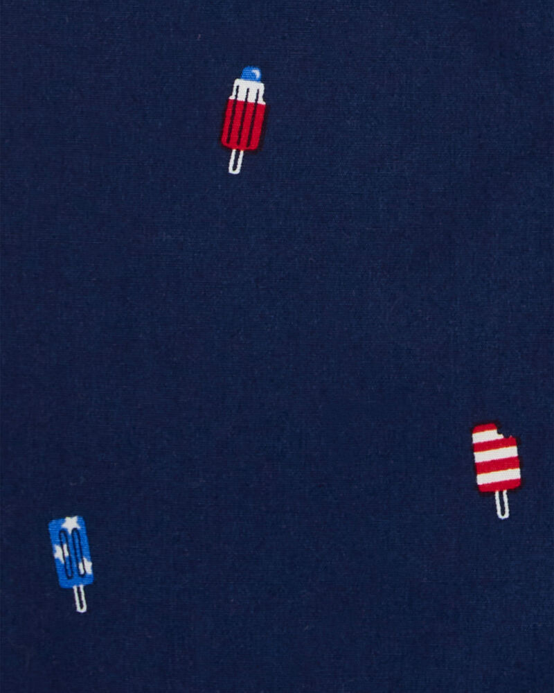 Baby Popsicle Poplin Romper, image 2 of 3 slides
