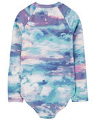Kid 1-Piece Rashguard Swimsuit, image 2 of 4 slides