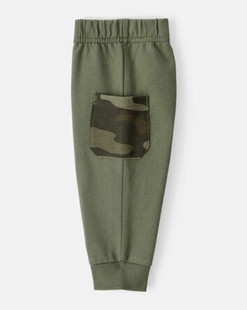 Baby Boy 3-Piece French Terry Tee & Pant Set - Green, 