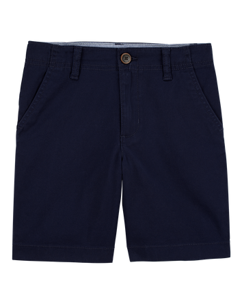 Kid  Stretch Chino Uniform Shorts - Navy, 
